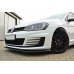 Накладка сплиттер на передний бампер Вар2 на Volkswagen Golf VII GTI